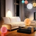 thumbnail image 3 of Surrme Lampe de Lune, Impression 3d 16 Couleurs Rgb Led Lune Lumière avec Stand et Réglage de la Synchronisation, Lampes de Lune avec Télécommande et Contrôle Tactile et Recharge Usb pour la Lampe KMoon, Impression 3d 16 Co, 3 of 5