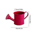 thumbnail image 3 of Vintage Wrought Iron Watering Can Decorative Vase,Multi‑Purpose Small Household Storage Container For Indoor Home Decor.Red, 3 of 6