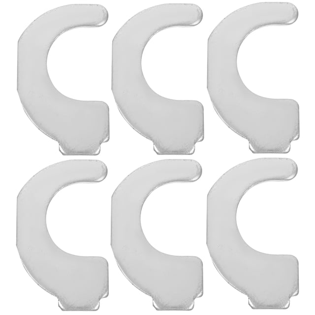 6 Pcs Accessoires d'Échafaudage Crochets d'Échafaudage Crochets de Planche d'Échafaudage Crochets de Plateforme d'Échafaudage Pinces de Planche d'Échafaudage