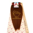 thumbnail image 1 of X-Pression 40" 3X Pre-stretched Braids, Braiding Hair Extensions African Kinky, Pre-Cut, Pre-Stretched, Synthetic Fiber, 3 bundles, Soft & Shiny, Ready for Hot Water Use, 190g, 1 of 18