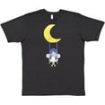thumbnail image 3 of Inktastic Cute Fairy, Fairy On The Moon, Fairy On A Swing T-Shirt, 3 of 5