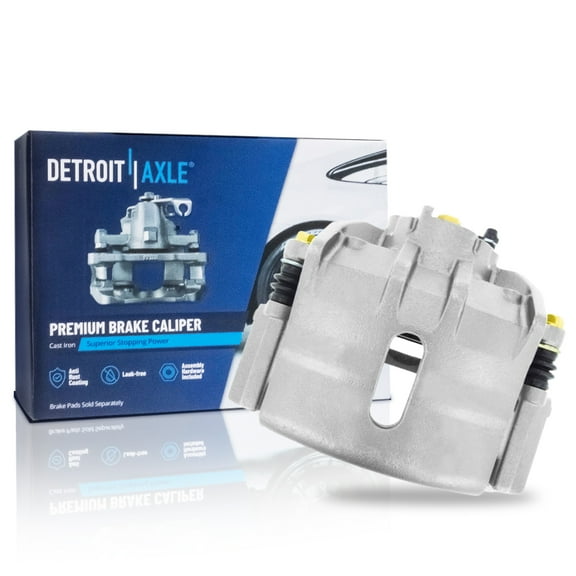 Detroit Axle - Front Right Brake Caliper for Dodge Caravan Grand Caravan Chrysler Town and Country Voyager Disc Brake Caliper with Bracket Replacement Brake Caliper Assembly