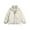 Beige, variant on Winter Coat Warm Insulated Jacket With Hood Windproof Outdoor Casual Long Sleeve Padded Overcoat For Cold Weather