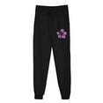 thumbnail image 4 of WXLWZYWL Womens Casual Baggy Fleece Sweatpants High Waisted Drawstring Solid Color Joggers Pants, 4 of 4