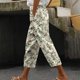 thumbnail image 2 of Pantalones Casuales de las Mujeres Casual Suelto Harlan Pantalones con Cordón Color Sólido Encaje Hasta Bolsillos, Poliéster Cortado de Moda, 2 of 8