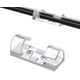 thumbnail image 1 of Clips para cables [16 piezas (transparentes, L)], clips para ordenar cables, clips adhesivos para cables, para gestionar cables en el hogar u oficina, 1 of 5
