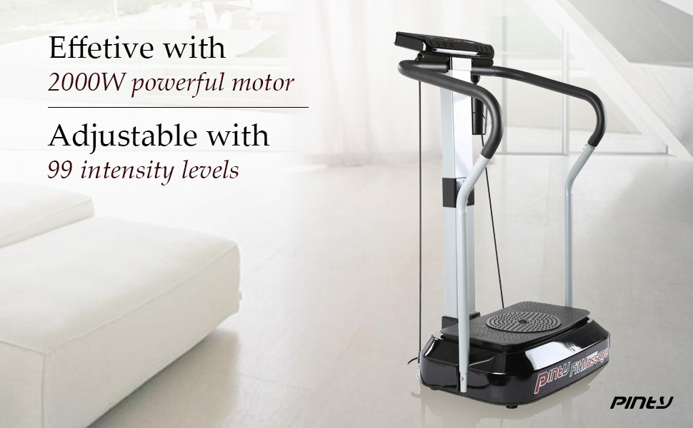 Fitness Whole Body Vibration w/ Cup Holder & MP3 Player