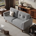 thumbnail image 4 of 65"Mid Century Modern Couch Sofa Loveseat,Comfy Love Seat Couches for Living Room,2 Seater Button Tufted Upholstered  Couch Sofa for Bedroom Office Small Space, 4 of 10