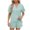 Green, variant on Wyongtao Women's Pajamas Short Sleeve V Neck Sleepwear Soft Button Down Loungewear 2 Piece Pjs Shorts Set,Wine XL