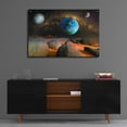 thumbnail image 4 of Epic Art 'Planets' by Ata Alishahi, Acrylic Glass Wall Art, 36"x24", 4 of 8