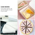 thumbnail image 6 of Yardwe 20 Pcs White Paper Cake Boxes Food Wrapping Containers for Storage Bottom Buckle, 6 of 6