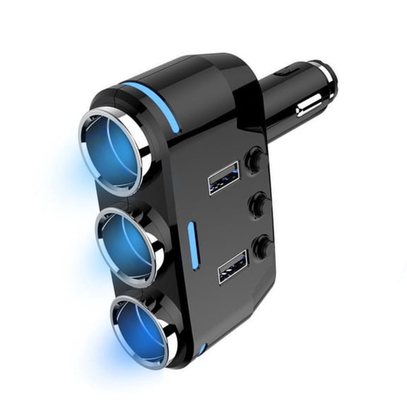 Dual USB Car Charger Power Adapter Cigarette Lighter Socket Splitter
