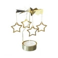 thumbnail image 1 of Clearance! Hot Spinning Rotary Metal Carousel Tea Light Candle Holder Stand Light Xmas Gift, 1 of 2