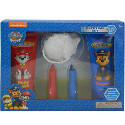 paw patrol bath time shave set