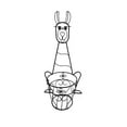 thumbnail image 2 of Whimsical Lamma Planter Set – Cute Indoor/Outdoor Pots for Plants, Storage & Decor – 2-Pack, 2 of 5