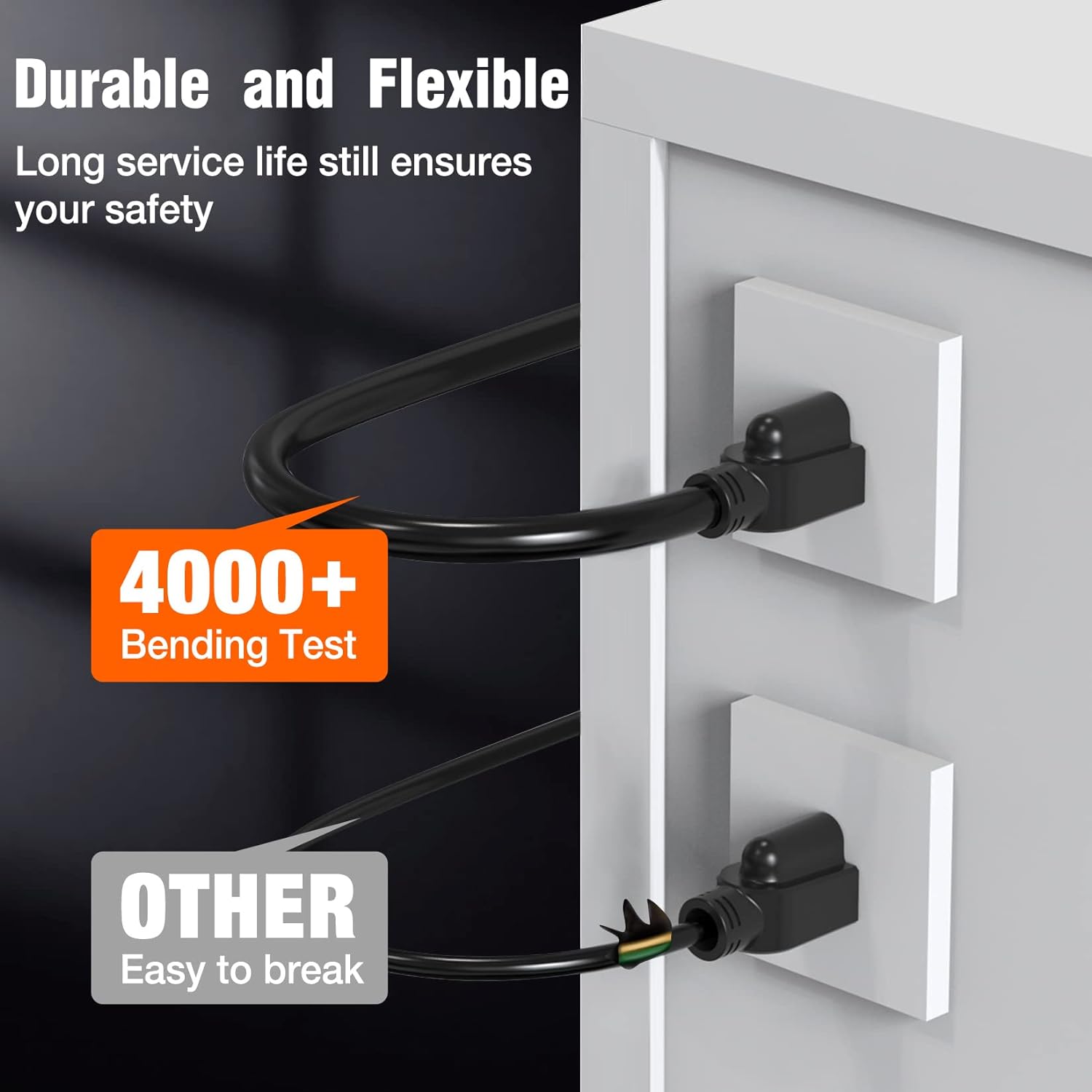 DuraTech 25-Foot Heavy-Duty Outdoor Extension Cord, 16/3 SJT, 13 Amps photo 2
