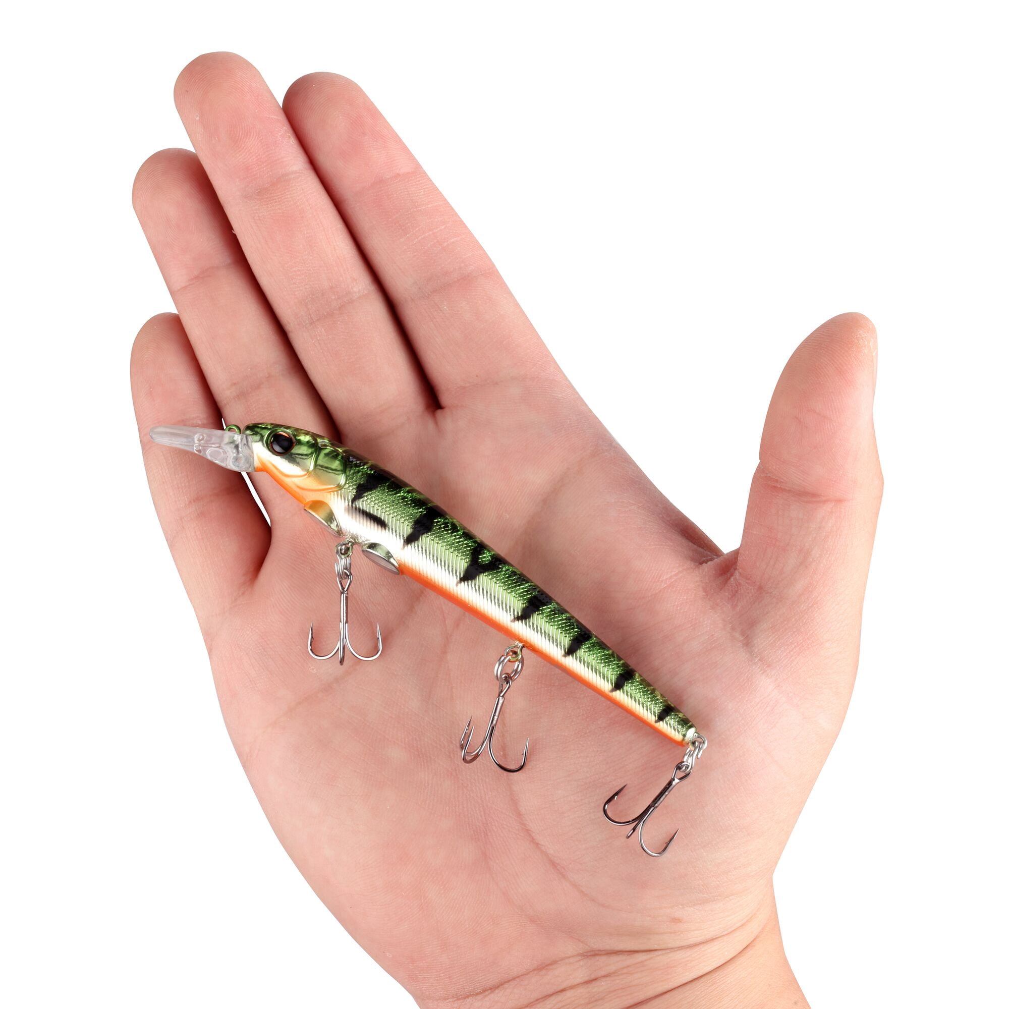 Berkley Hit Stick, 4.5 in, Crankbaits, Chrome Perch (1 Count)