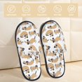 thumbnail image 2 of House Slippers for Women Men - Dachshund Dog Puppy No.1053 Lightweight House Shoes Fuzzy Slippers, Soft Slip-On Cozy House Slippers for Woman Indoor Outdoor, 2 of 7