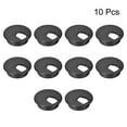 thumbnail image 4 of Uxcell 2'' Cable Hole Cover Desk Grommet for Wire Organizer Plastic Black 10 Pcs, 4 of 4
