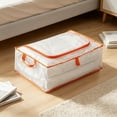thumbnail image 3 of Tunhigl 50L Clear Storage Bags with Zipper and Handle for Clothes Heavy Duty Plastic Blanket Clothes Moving Bags Cloth Bins for Blanket Comforter Clothing, M, 3 of 6