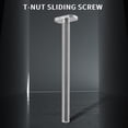 thumbnail image 2 of 10Pcs M8X100Mm T-Nut Sliding Screws for 30 Series Miter Track T-Slot Woodworking Tool, 2 of 7