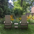 thumbnail image 3 of Hidpriva Outdoor Rocking Chair, Oversized HDPE Weather Resistant Porch Rockers for Outside Deck Balcony Front Backyard, Wood Grain, 3 of 8