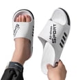 thumbnail image 2 of Men's Slippers Arch Support Summer Outdoor Indoor Bathroom Comfortable Couple Unisex Slides Casual Wear Open Toe Men's House Shoes, 2 of 8