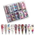 thumbnail image 2 of Transfer Paper Flower Star Sticker Net Red Nail Sticker, 2 of 5