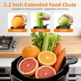 thumbnail image 2 of Fenbeli Juicer Machine,Cold Press Juicer with 3.2" Wide Feed Chute, Slow Masticating Juicer for Whole Fruits & Vegetables, Easy to Clean, High Juice Yield, 2 of 7