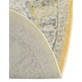 thumbnail image 7 of Unique Loom Baracoa Collection Area Rug - Prado (5' x 8' Oval Yellow/Ivory), 7 of 7