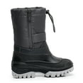 thumbnail image 3 of Blikcon Boys Girls&nbsp;Insulated Waterproof Mid Calf Winter Snow Boots(Color : Gray, Size : 1 Little Kid), 3 of 8
