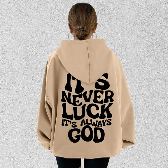 Hoodies Sweatshirt for Women Long Sleeve Womens Pullover Sweatshirt Graphic Hoodies for WomenKhaki Sweatshirt Fall Clothes Women Young Women