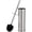Nickel, variant on Stain Nickel Toilet Brush and Holder Set,Stainless Steel Heavy Duty Toilet Bowl Brush,Extra Long Handled Modern Toilet Cleaner Brush with Replaceable , Removable Inner Bowl, and Splash Protection