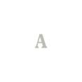 thumbnail image 2 of Deltana RL4A-15 4" Residential Letter A; Satin Nickel Finish, 2 of 2