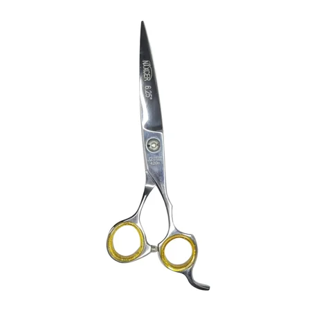 NIXCER PROFESSIONAL SERIES BROAD BLADE 6.25" RAZOR EDGE HAIR CUTTING SCISSORS SILVER