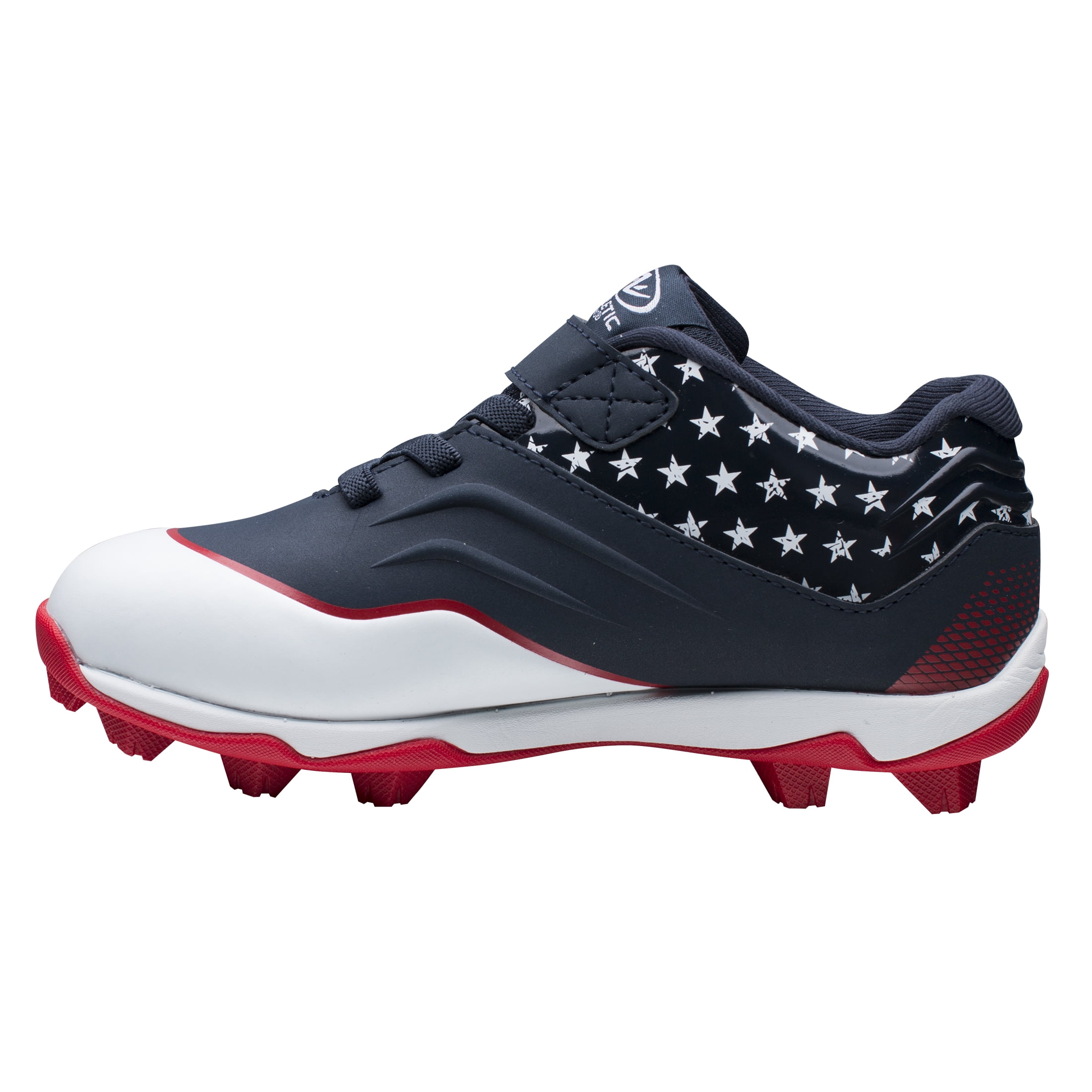 Athletic Works Youth Unisex Baseball Cleats, Navy Kids 