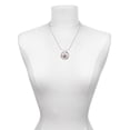 thumbnail image 3 of Delight Jewelry Silvertone Volleyball - ''Bump It'' Gymnastics Mom Ring Charm Necklace, 18", 3 of 4