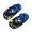 Navy, variant on VOUZZA Cartoon Print Kids Beach Shoes, EVA Flip Flops with Adjustable Heel Strap, Toddler Boys Girls Summer Pool Clogs Sandals
