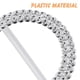 thumbnail image 4 of FELTECHELECTR 50 hebillas de cinta con diamantes para silla, decorativas, de plástico, para bodas, galas, fiestas y eventos formales., 4 of 6