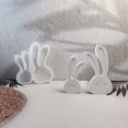 thumbnail image 4 of Easter Bunny Silicone Mold Double Rabbit Ornaments Mould Long Eared Rabbit Plaster Ornaments Home Decoration Mold, 4 of 5