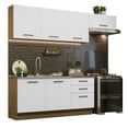 thumbnail image 1 of Cocina Integral 260cm Marrón/Blanco Agata Madesa, 1 of 5