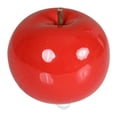 thumbnail image 2 of Figura decorativa sencilla y coleccionable con forma de manzana para mesa o escritorio. Rojo Pequeño, 2 of 9
