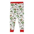 thumbnail image 4 of Peanuts Christmas Santa Snoopy Charlie Brown Characters Matching Family Holiday Tight-Fit 2PC Pajama Set, 4 of 6