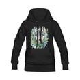 thumbnail image 4 of Hanmun Animal Men Sweatshirt Hooded Heavy Blend Cotton Casual Fashion Drawstring Gym with Kanga Pocket（Black), 4 of 5