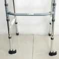 thumbnail image 4 of IDEANATEGRATE 2Ud Tapas Antideslizantes Negros Para Walker Soporte Y Seguridad Para Mayores, 4 of 8