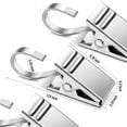 thumbnail image 2 of 25 Pack Curtain Clips, Stainless Steel Strong Party Wire Light Holder For Hanging Camper Awning Light Photos Christmas Decor Indoor And Outdoor Supplies, 2 of 6