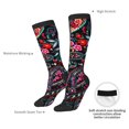 thumbnail image 4 of Naloa Paisley Knee Socks, High Socks Long Stretchy Sock Women Knee High Stocking, Long Socks for Women, 4 of 6