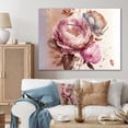 thumbnail image 2 of Designart Pink And Gold Rose I Canvas Wall Art, 2 of 5