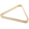 thumbnail image 1 of HOOWIFFY 1Pack Light Yellow Wooden Pool Triangle Rack For Pool Table Accessories And Game Room, 1 of 8