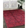 thumbnail image 2 of Ahgly Company Indoor Rectangle Mid-Century Modern Carbon Red Oriental Area Rugs, 2' x 3', 2 of 6